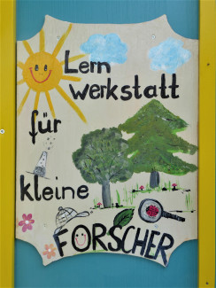 Schild Bauwagen